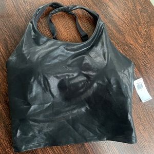 NWT Old Navy Powersoft adjustable strap longline bra shelf top